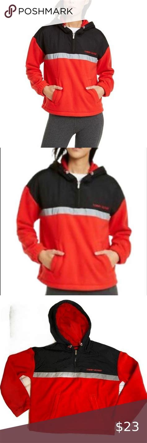 color block 1 4 zip pullover tommy hilfiger